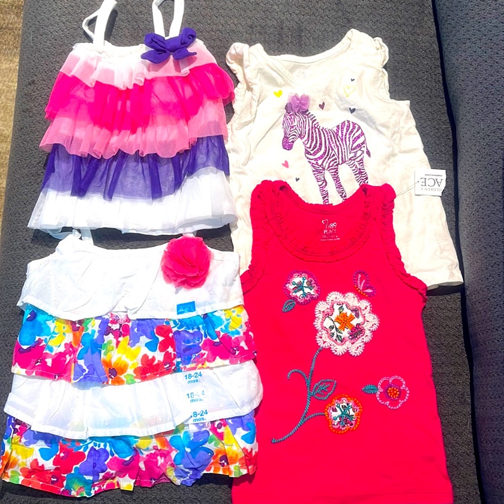4 tank tops childrens place